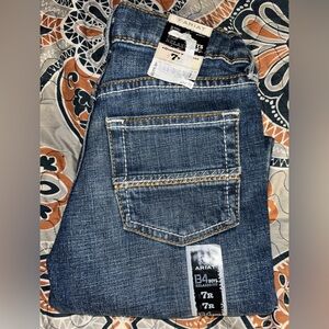 NWT boys ARIAT jeans B4 relaxed fit with adjustable waistband SIZE 7R